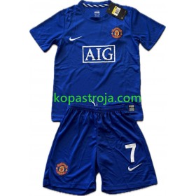 Billiga Fotbollströjor Manchester United Cristiano Ronaldo 7 2008-2009 Retro Barn Tredje tröja Kortärmad